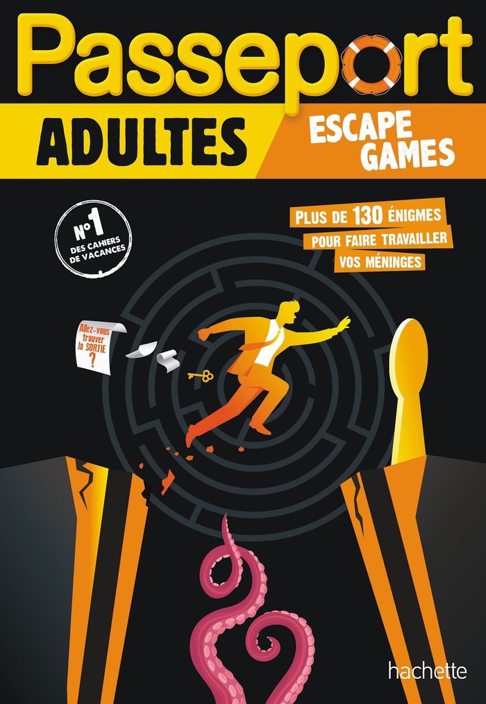 Couverture du livre « PASSEPORT ADULTES - ESCAPE GAME - CAHIER DE VACANCES 2026 », librairie Les Contes Infusés à Corte