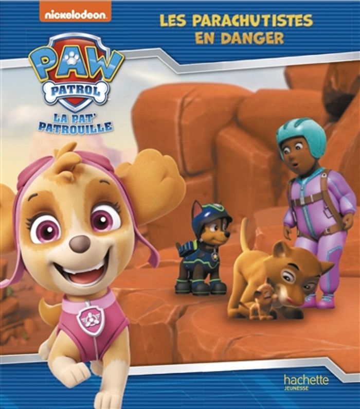 Couverture du livre « Les parachutistes en danger » de Nickelodeon, librairie Les Contes Infusés à Corte
