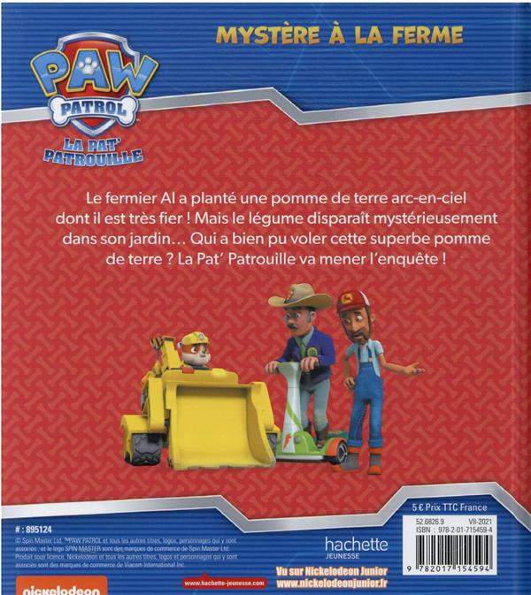 Quatrième de couverture de « Mystère à la ferme »