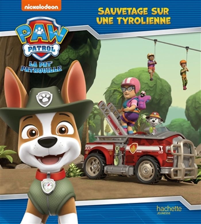Couverture du livre « Sauvetage sur une tyrolienne » de Nickelodeon, librairie Les Contes Infusés à Corte