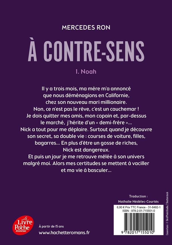 Quatrième de couverture de « A CONTRE-SENS - TOME 1 -NOAH »