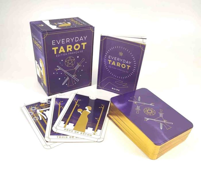 Couverture du livre « EVERYDAY TAROT DECK - EDITION FRANCAISE », librairie Les Contes Infusés à Corte