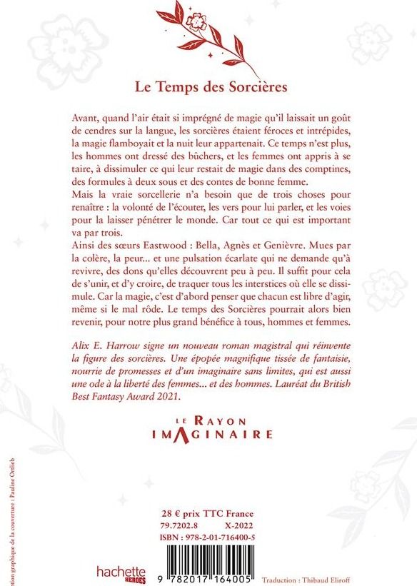 Quatrième de couverture de « Le temps des sorcières »