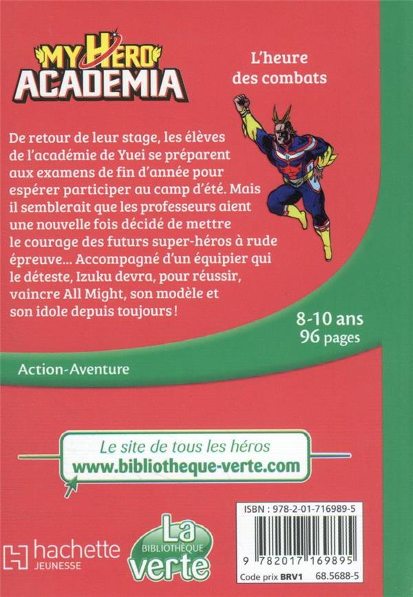Quatrième de couverture de « L'heure des combats »