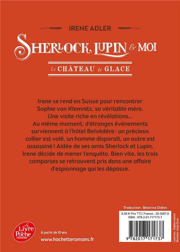 Quatrième de couverture de « SHERLOCK, LUPIN ET MOI - TOME 5 - LE CHATEAU DE GLACE »