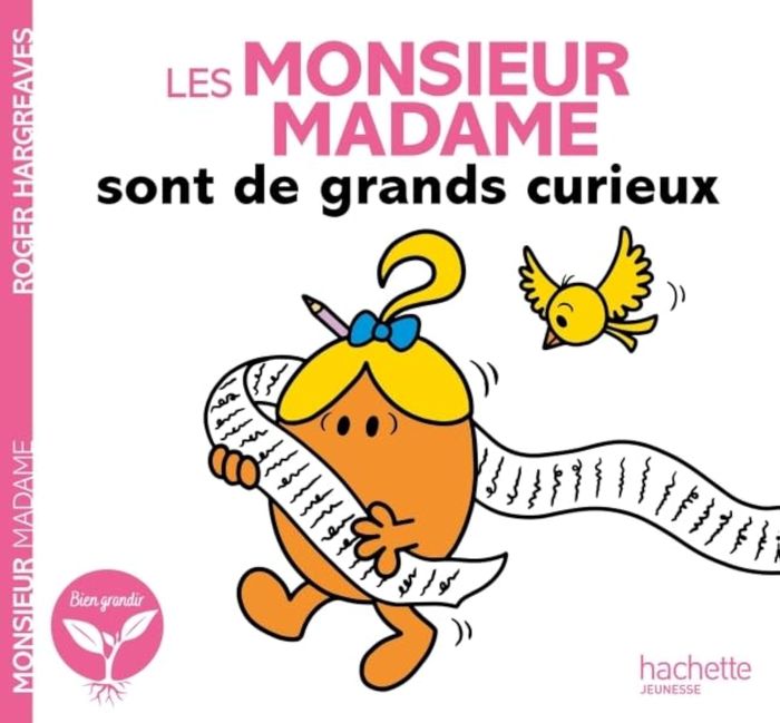 Couverture du livre « Les monsieur madame sont de grands curieux » de Roger Hargreaves, librairie Les Contes Infusés à Corte