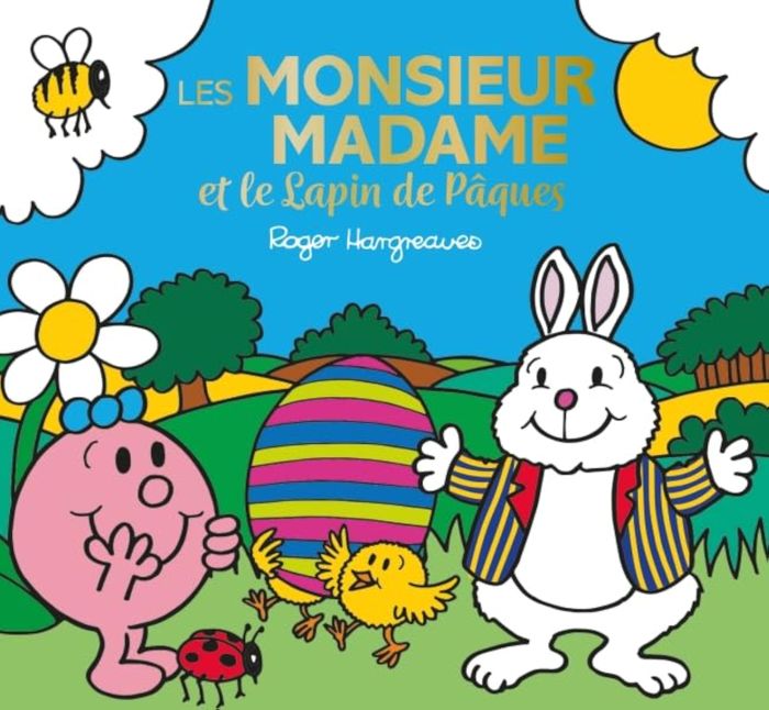 Couverture du livre « Les monsieur madame et le lapin de Pâques » de Adam Hargreaves, librairie Les Contes Infusés à Corte