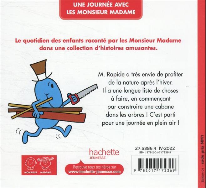 Quatrième de couverture de « Les monsieur madame construisent une cabane »