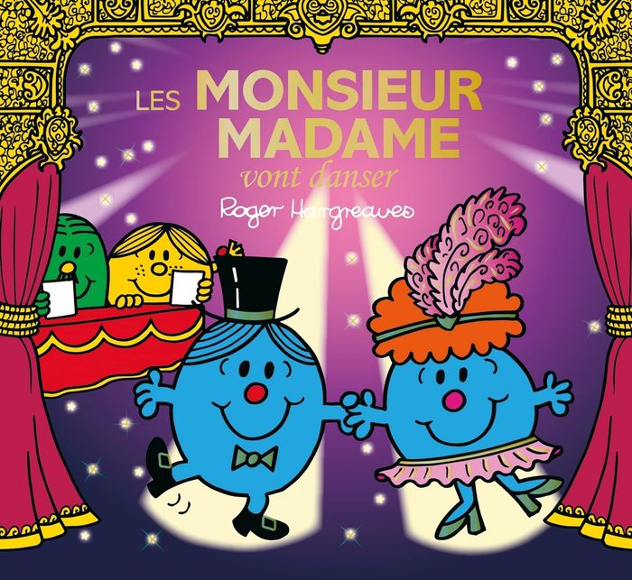 Couverture du livre « Les monsieur madame vont danser » de Adam Hargreaves, librairie Les Contes Infusés à Corte
