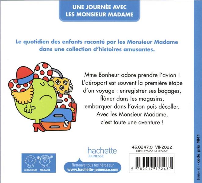 Quatrième de couverture de « Les monsieur madame prennent l'avion »