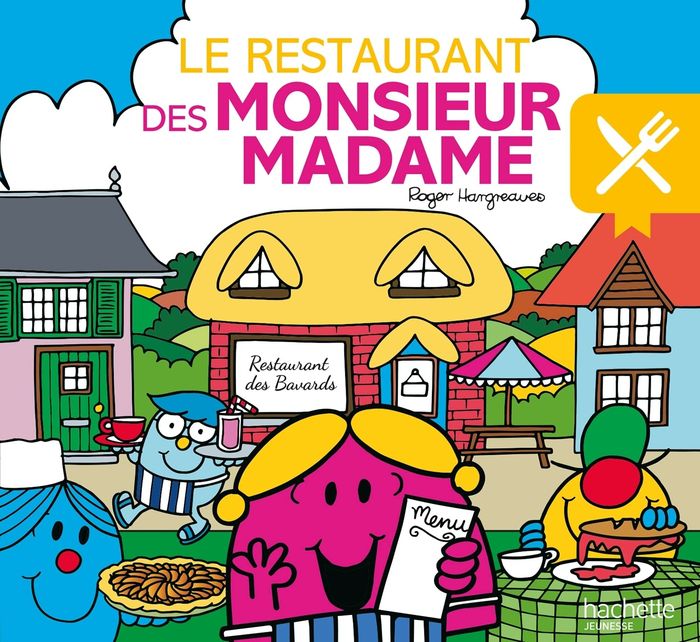 Couverture du livre « Le restaurant des monsieur madame » de Adam Hargreaves, librairie Les Contes Infusés à Corte