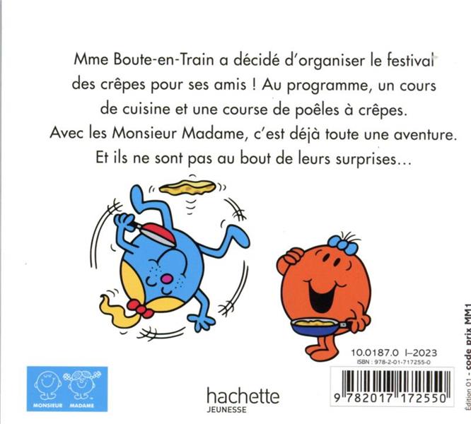 Quatrième de couverture de « Les monsieur madame font des crêpes »