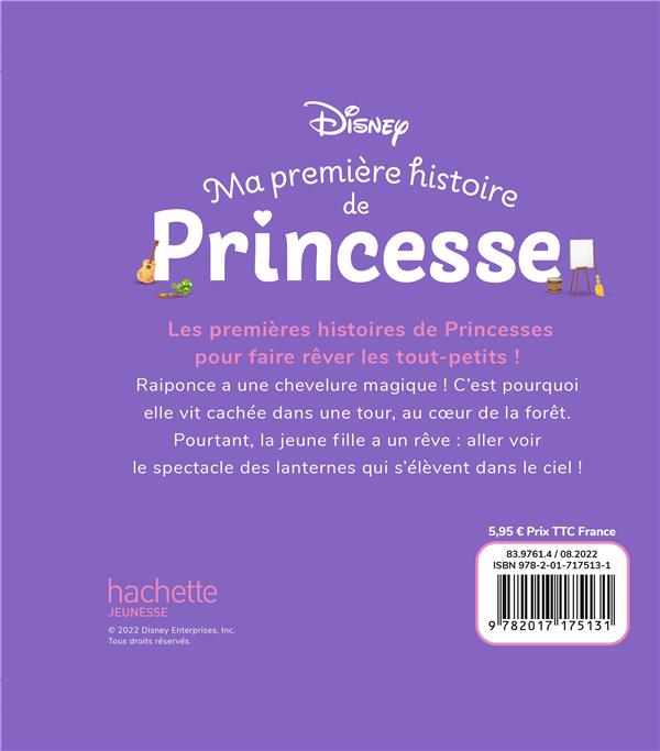 Quatrième de couverture de « DISNEY BABY - MA PREMIERE HISTOIRE DE RAIPONCE, L'HISTOIRE DU FILM »