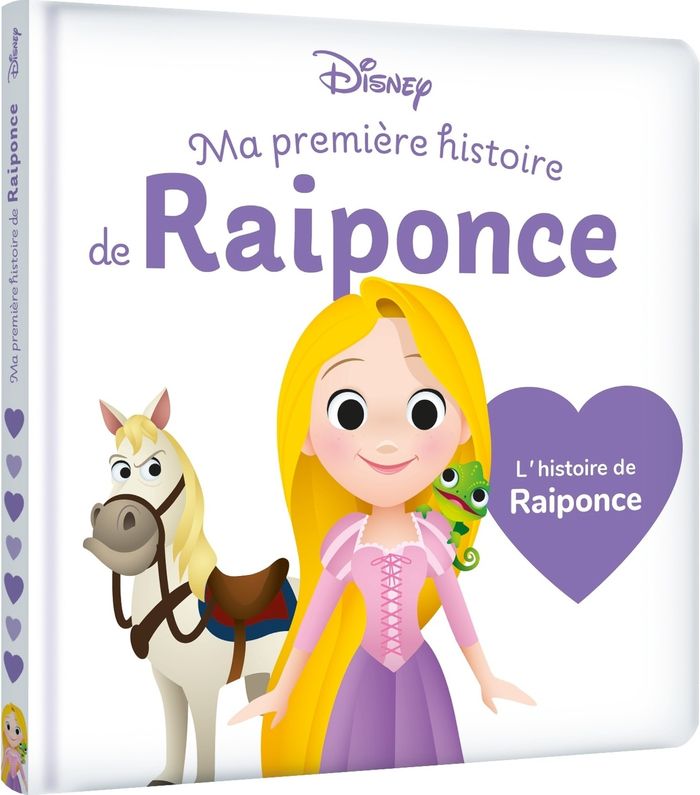 Couverture du livre « DISNEY BABY - MA PREMIERE HISTOIRE DE RAIPONCE, L'HISTOIRE DU FILM » de Xxx, librairie Les Contes Infusés à Corte