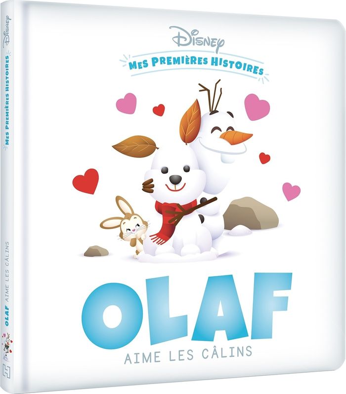 Couverture du livre « DISNEY - MES PREMIERES HISTOIRES - OLAF AIME LES CALINS », librairie Les Contes Infusés à Corte