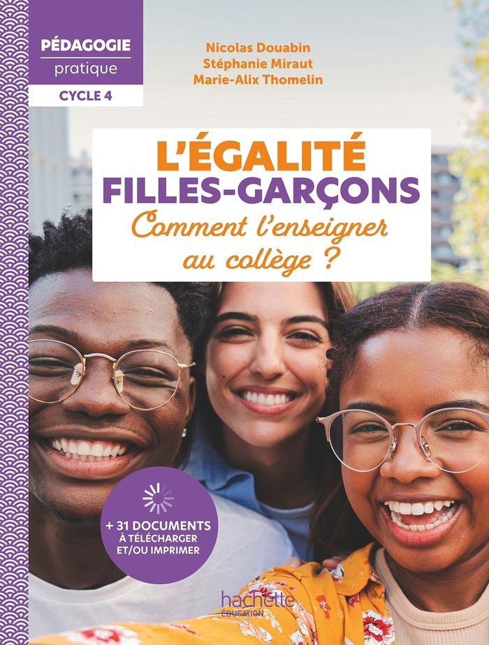 Couverture du livre « L'égalité filles-garçons : comment l'enseigner au collège ? » de Nicolas Douabin, librairie Les Contes Infusés à Corte