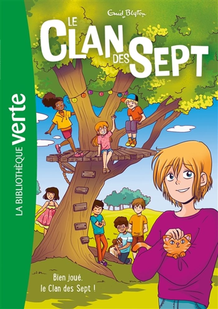 Couverture du livre « Bien joué, le clan des Sept ! » de Enid Blyton, librairie Les Contes Infusés à Corte