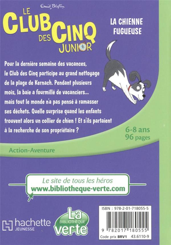 Quatrième de couverture de « La chienne fugueuse »