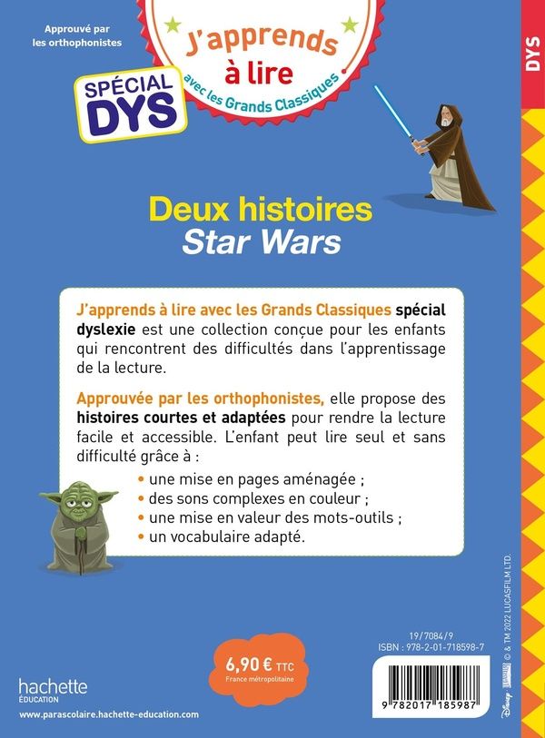 Quatrième de couverture de « Deux histoires Star wars »