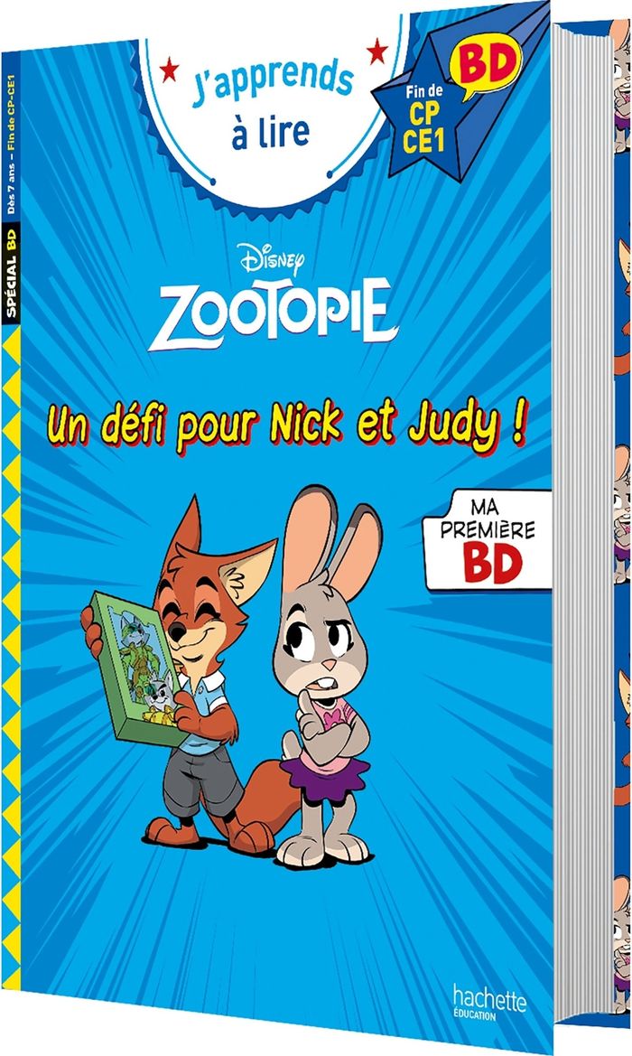 Couverture du livre « Un défi pour Nick et Judy ! » de Isabelle Albertin, librairie Les Contes Infusés à Corte
