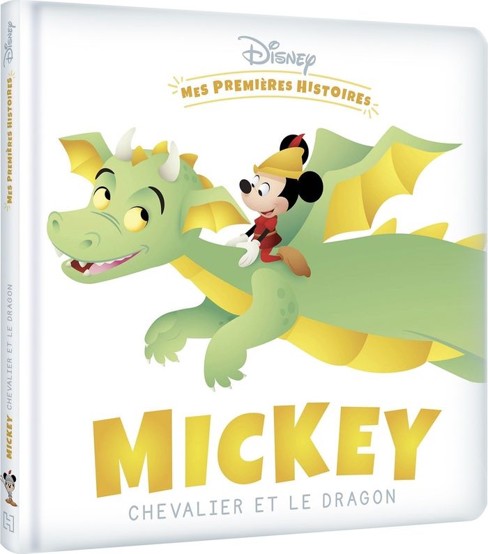 Couverture du livre « DISNEY - MES PREMIERES HISTOIRES - MICKEY CHEVALIER ET LE DRAGON » de Xxx, librairie Les Contes Infusés à Corte