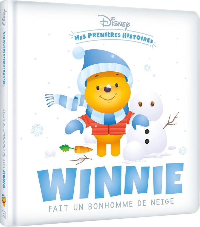 Couverture du livre « DISNEY - MES PREMIERES HISTOIRES - WINNIE FAIT UN BONHOMME DE NEIGE », librairie Les Contes Infusés à Corte