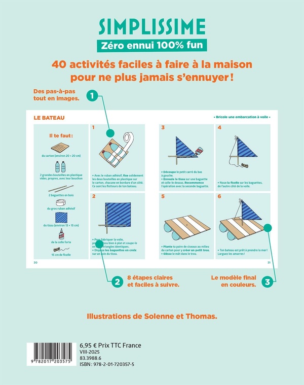 Quatrième de couverture de « Zéro ennui : 100 % fun »