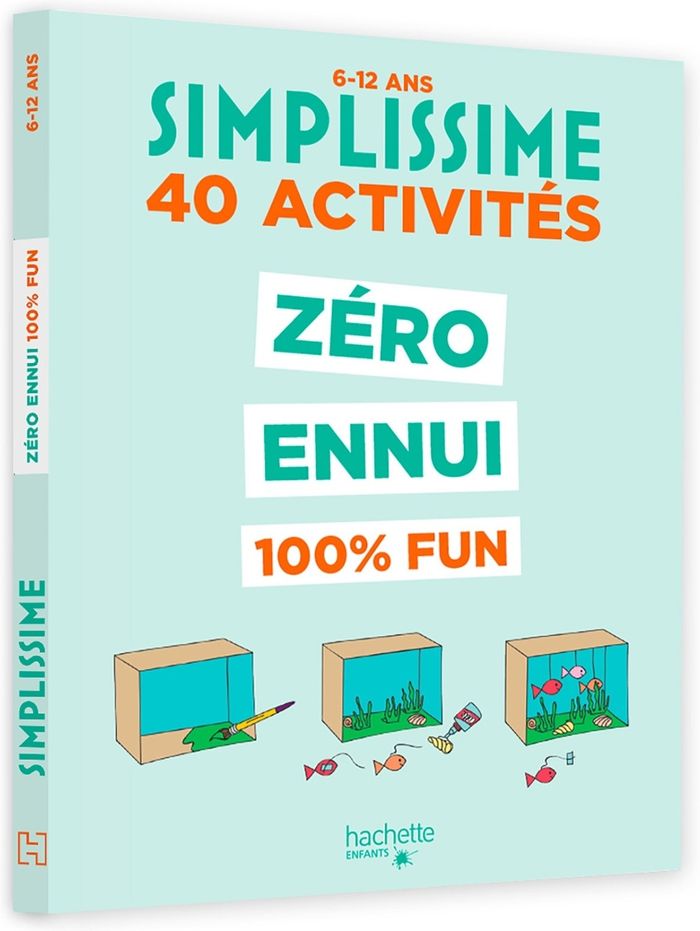 Couverture du livre « Zéro ennui : 100 % fun » de Solenne & Thomas, librairie Les Contes Infusés à Corte