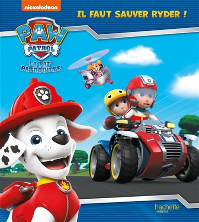 Couverture du livre « Il faut sauver Ryder ! » de Nickelodeon, librairie Les Contes Infusés à Corte