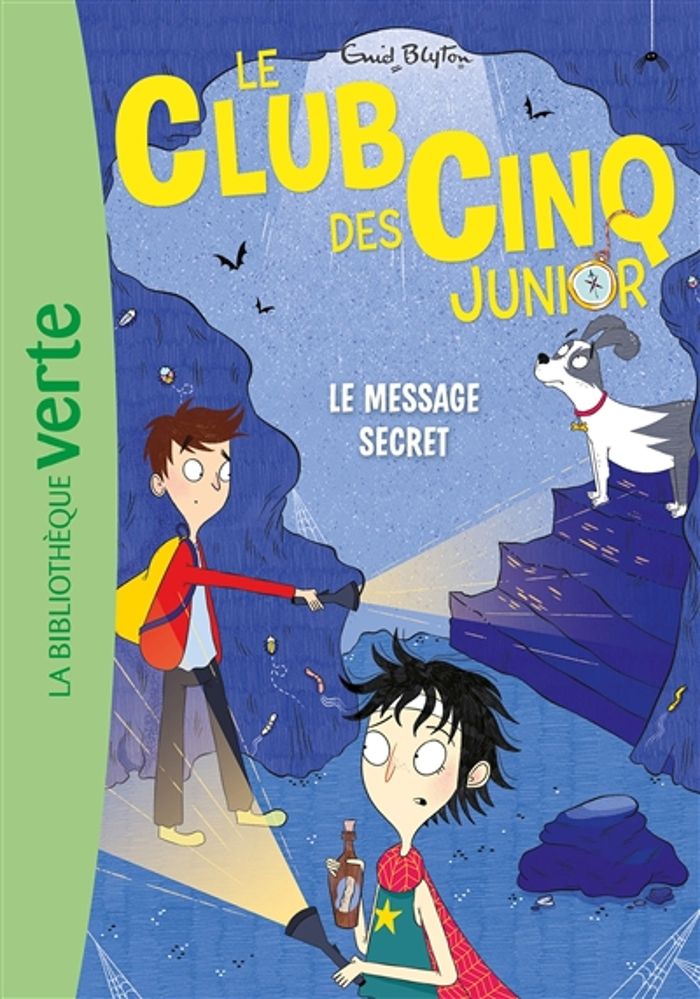 Couverture du livre « LE CLUB DES CINQ JUNIOR, TOME 13 - LE MESSAGE SECRET » de Enid Blyton, librairie Les Contes Infusés à Corte