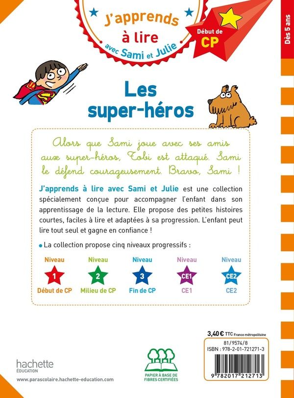 Quatrième de couverture de « Les super-héros »