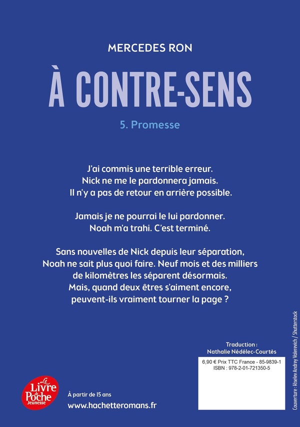 Quatrième de couverture de « Promesse »