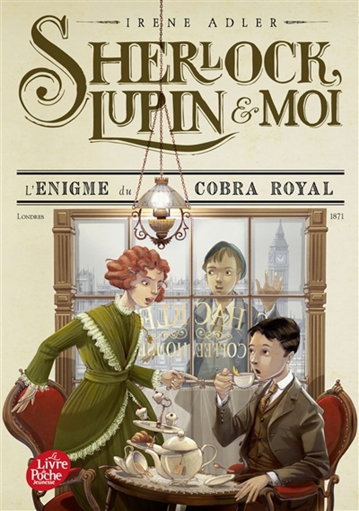 Couverture du livre « SHERLOCK, LUPIN ET MOI - TOME 7 - L'ENIGME DU COBRA ROYAL », librairie Les Contes Infusés à Corte