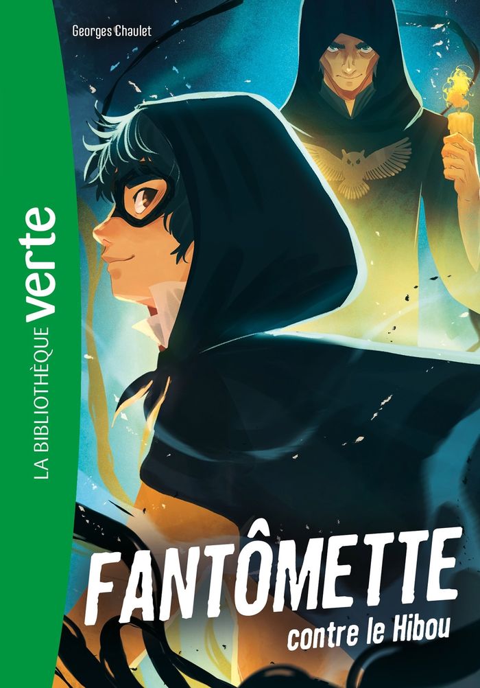 Couverture du livre « Fantômette contre le hibou » de Georges Chaulet, librairie Les Contes Infusés à Corte