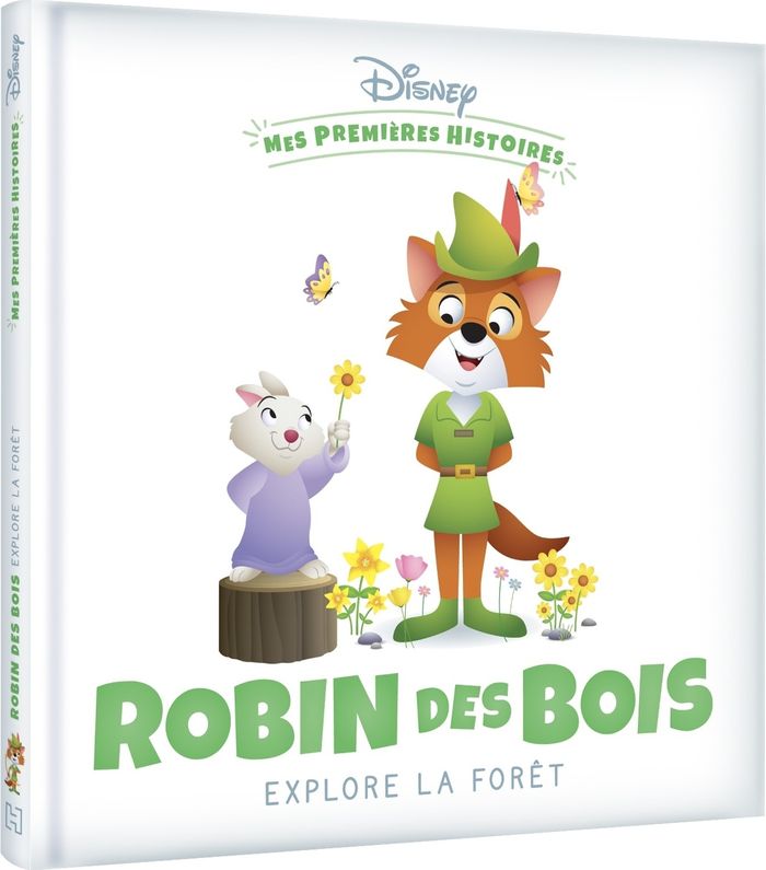Couverture du livre « DISNEY - MES PREMIERES HISTOIRES - ROBIN DES BOIS EXPLORE LA FORET » de Xxx, librairie Les Contes Infusés à Corte