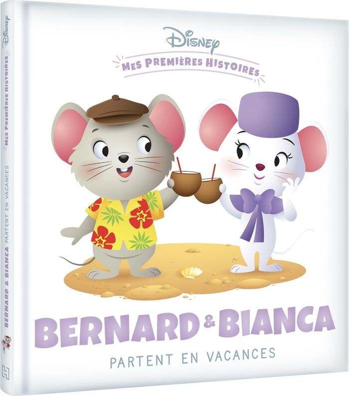 Couverture du livre « DISNEY - MES PREMIERES HISTOIRES - BERNARD ET BIANCA PARTENT EN VACANCES » de Xxx, librairie Les Contes Infusés à Corte