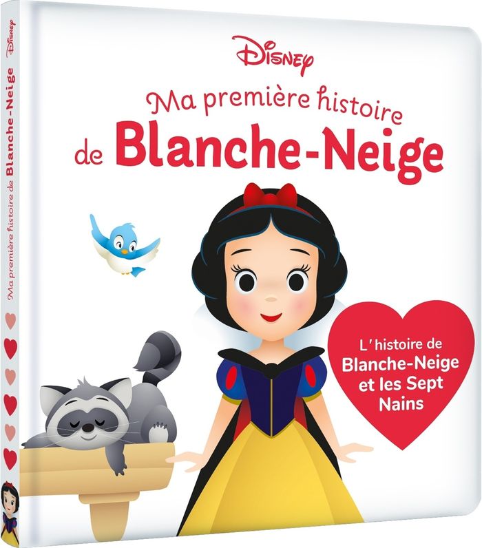 Couverture du livre « DISNEY BABY - MA PREMIERE HISTOIRE DE BLANCHE-NEIGE, L'HISTOIRE DE BLANCHE-NEIGE ET LES SEPT NAINS » de Xxx, librairie Les Contes Infusés à Corte