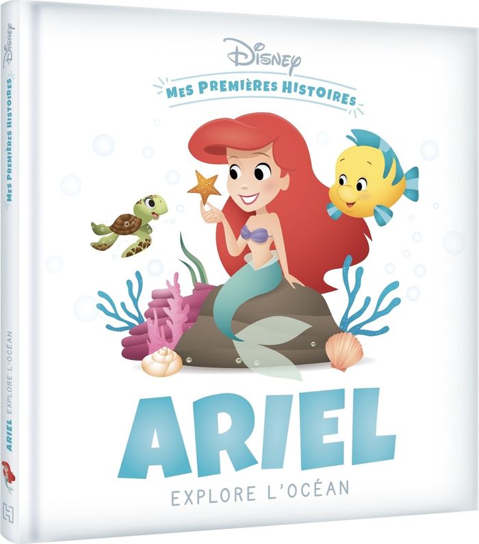 Couverture du livre « DISNEY - MES PREMIERES HISTOIRES - ARIEL EXPLORE L'OCEAN » de Xxx, librairie Les Contes Infusés à Corte