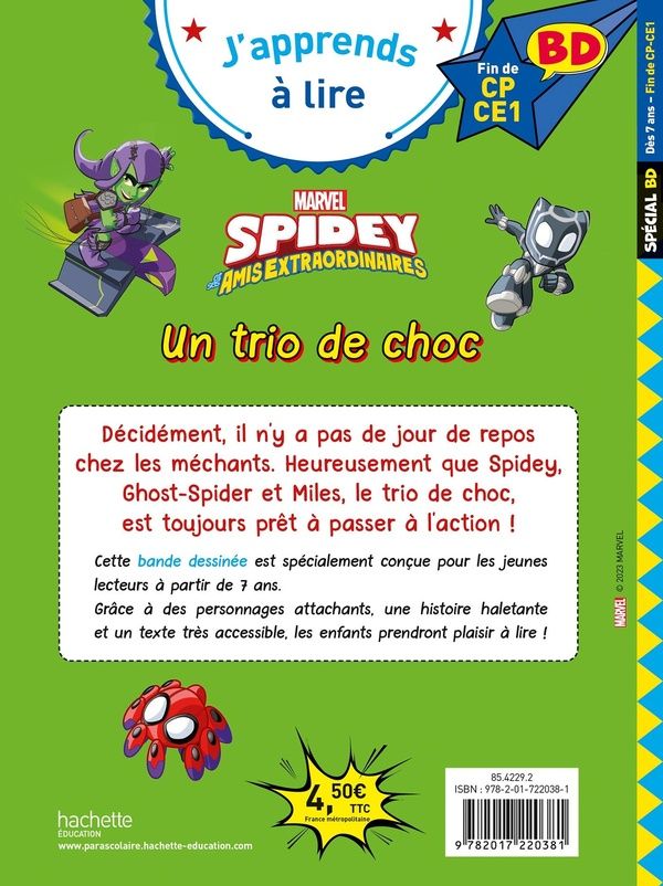 Quatrième de couverture de « Un trio de choc »