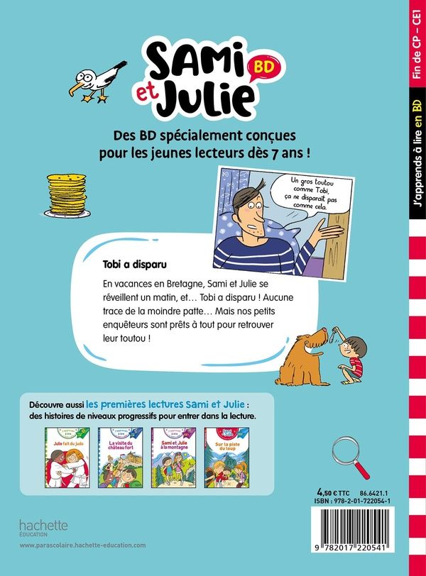 Quatrième de couverture de « Tobi a disparu »