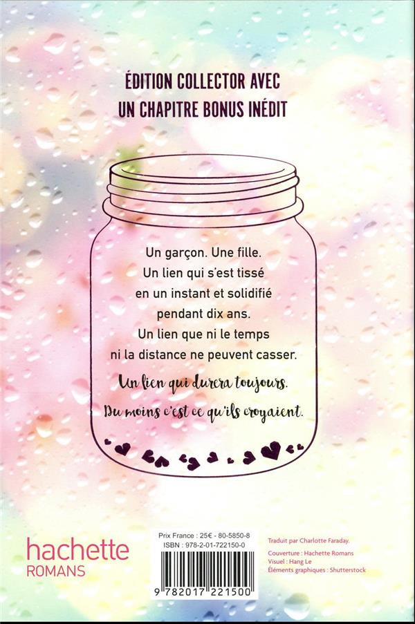 Quatrième de couverture de « MILLE BAISERS POUR UN GARCON - T01 - MILLE BAISERS POUR UN GARCON - VERSION COLLECTOR AVEC UN CHAPIT »