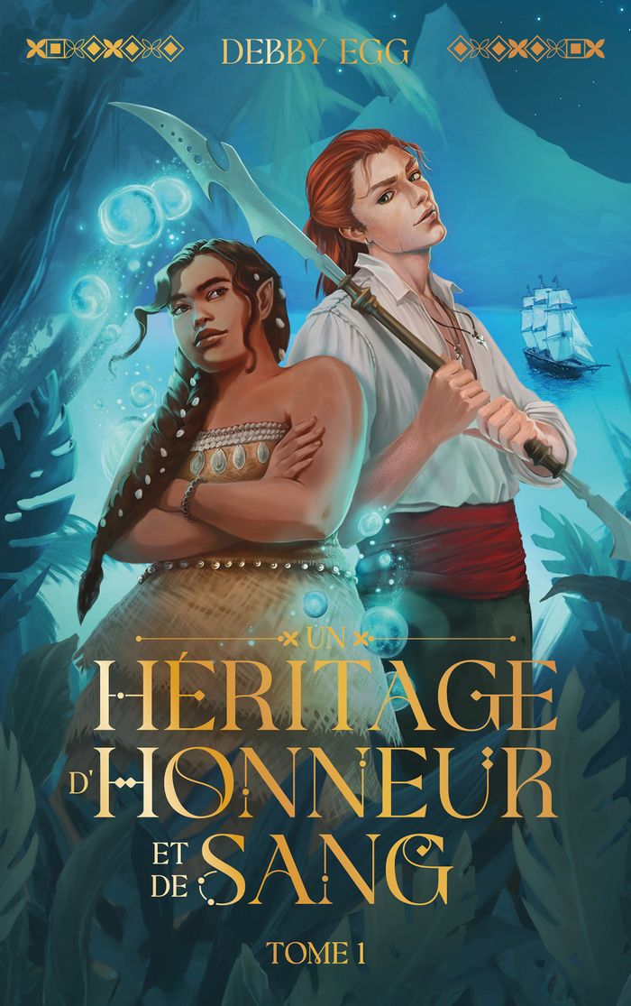 Couverture du livre « Un héritage d'honneur et de sang » de Debby Egg, librairie Les Contes Infusés à Corte
