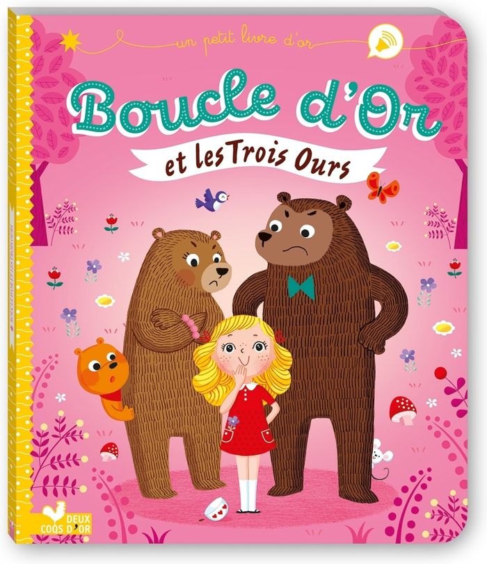 Couverture du livre « Boucle d'Or et les trois ours » de Jacob Grimm, librairie Les Contes Infusés à Corte