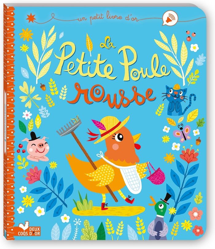 Couverture du livre « La petite poule rousse », librairie Les Contes Infusés à Corte