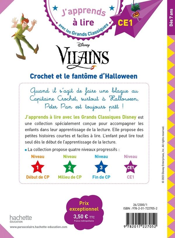 Quatrième de couverture de « Crochet et le fantôme d'Halloween »