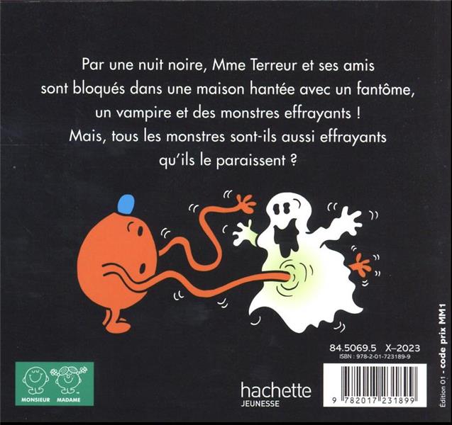 Quatrième de couverture de « MONSIEUR MADAME - LES MONSIEUR MADAME ET LES MONSTRES »