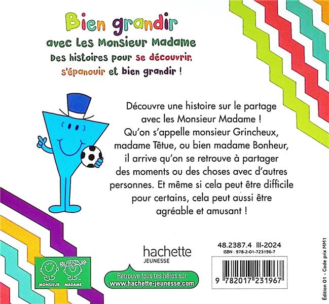 Quatrième de couverture de « Vive le partage ! »