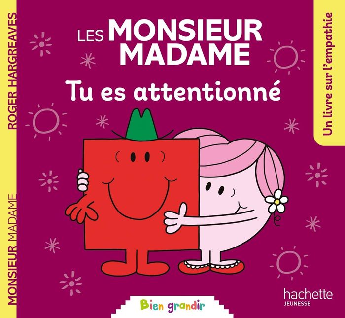 Couverture du livre « Tu es attentionné » de concept original de Roger Hargreaves, librairie Les Contes Infusés à Corte