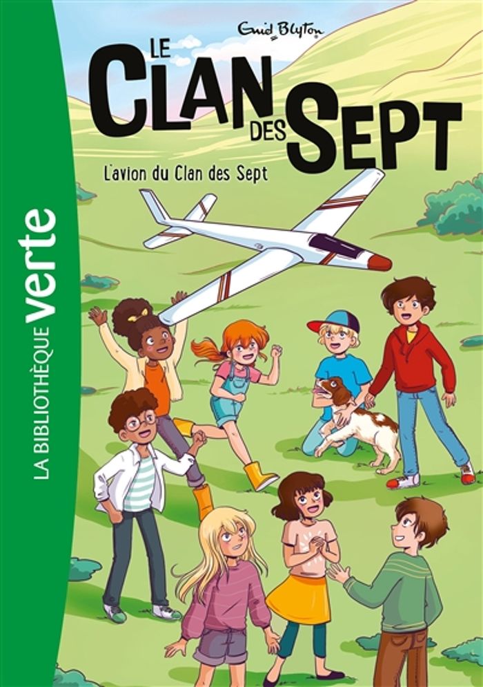 Couverture du livre « LE CLAN DES SEPT - T08 - LE CLAN DES SEPT NED 08 - L'AVION DU CLAN DES SEPT » de Enid Blyton, librairie Les Contes Infusés à Corte