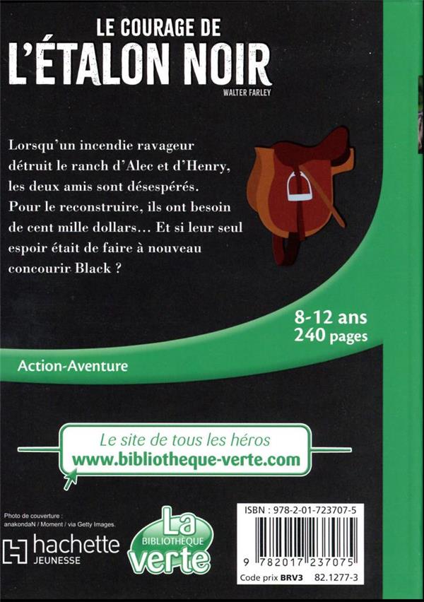 Quatrième de couverture de « L'ETALON NOIR - T13 - L'ETALON NOIR NED 13 - LE COURAGE DE L'ETALON NOIR »